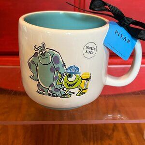 NWT Rae Dunn Disney Monsters Sully Mike Wazowski "Monster Crew" mug